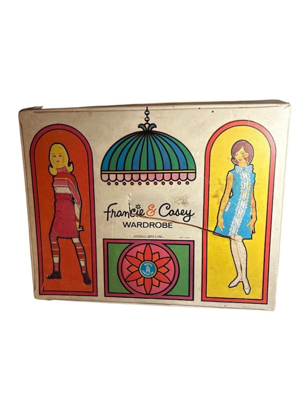 Francie & Casey Vintage 1966 Doll Wardrobe Case By Mattel Flaws Read